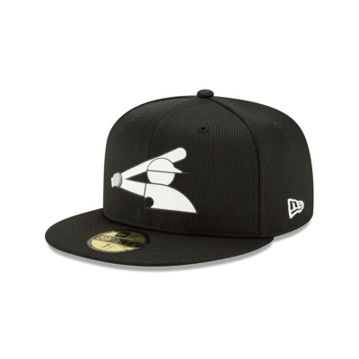 Chicago White Sox Gorra | New Era MLB Clubhouse Collection 59fifty Fitted Cap Mexico - Negros